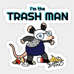 Trash Man Sticker